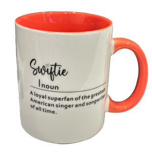 Swiftie White and Orange Mug